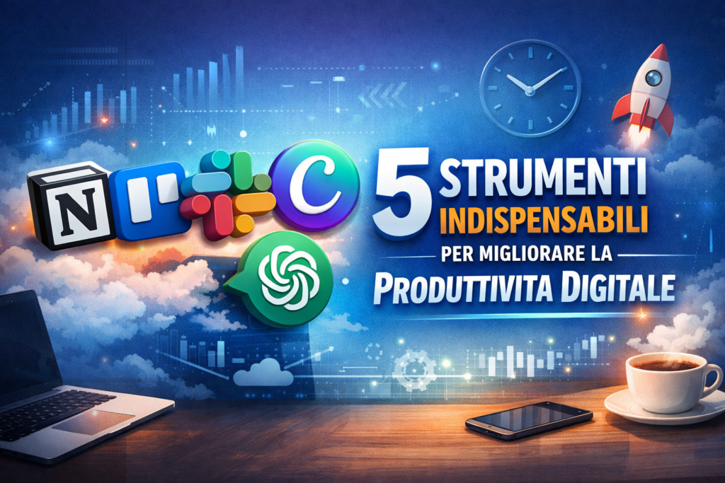 5 strumenti indispensabili per migliorare la produttività digitale